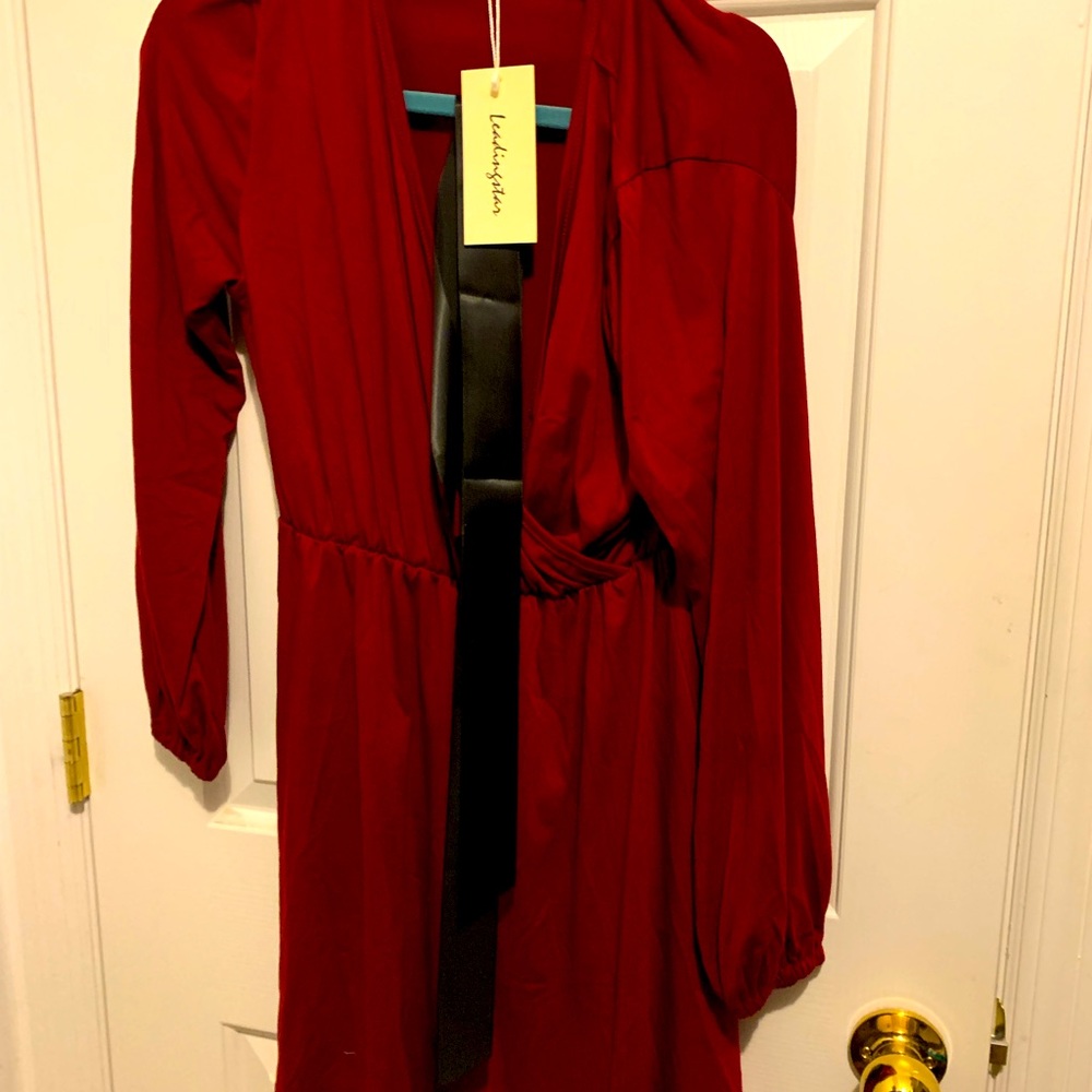 This new dress is lovely for the fall or winter.
